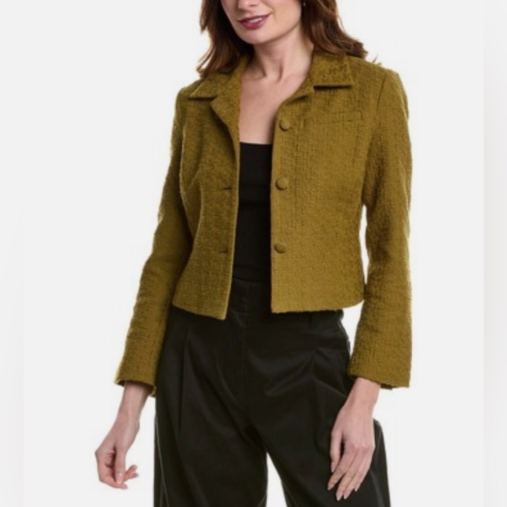 Proenza Schouler Textured Olive Blazer